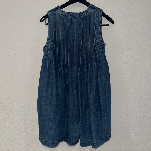 Denim Sleeveless Jumpsuit - Picture 3 of 6